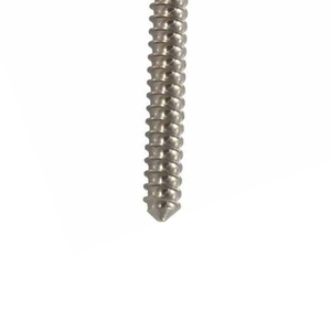 Vis corticales orthopédiques vétérinaires à alimentation manuelle en acier inoxydable et titane - Product Image 2