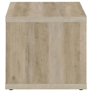 Mesa Auxiliar Cuadrada de Madera de Pino Envejecida, Diseño de Consola Flint - Product Image 5