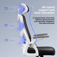 Luxus Modern Mesh Boss Computer Stuhl Ergonomischer Bürostuhl mit verstellbarer Kopfstütze Hot Sale für den Arbeitsplatz