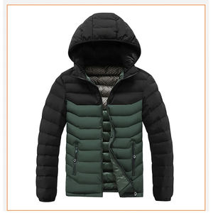 Blouson matelassé blanc uni pour l'entraînement, respirant, coupe-vent, veste pour femme, veste en coton tendance pour l'extérieur, col montant - Product Image 3