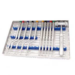 Kit de osteótomos cóncavos, instrumentos quirúrgicos dentales para cirugía oral, implantes y procedimientos óseos, uso hospitalario - Product Image 6