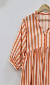 Vestido Informal de Verano Hecho a Mano 100% Algodón, Estampado Floral Indio, Transpirable, Largo Midi, para Uso Diario - Product Image 4