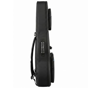 Borsa per Chitarra Elettrica Nera con Linea Blu - Tessuto Oxford 600D e Imbottitura in Schiuma - Chiusura con Cerniera - Product Image 2