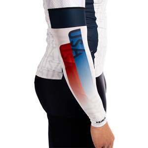 Manches de cycliste personnalisées avec logo imprimé, respirantes, en sublimation, pour le cyclisme, la course et les sports de plein air - Product Image 2