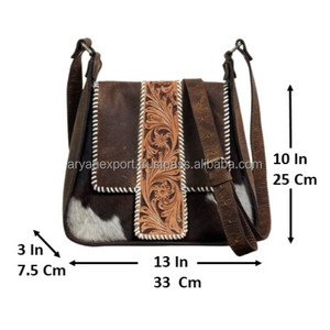 Nuevo diseño personalizado de cuero mecanizado a mano, monederos grandes para mujer, bolsos de lujo a la moda, cierre a presión, bolso de cuero de vaca genuino - Product Image 3