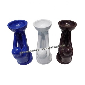 Polished Metal Crystal <b>Ball</b> Stand Holder in Brown White Blue for Home Decoration Decorative Aluminum Stand Holder - Product Image 1