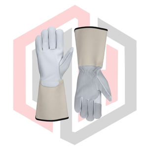 Guantes de Soldadura MIG TIG Resistentes a Desgarros, Anticorte, Resistentes al Calor, de Cuero, para Trabajo Pesado, Duraderos, de Piel de Vaca - Product Image 4