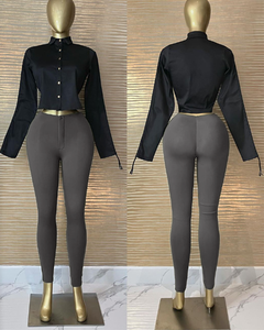 Leggings sculptants taille haute à effet ventre plat et rehausseur de fesses intégré, sous-vêtements modelants silhouette sablier, faible MOQ - Product Image 4