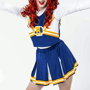 Tenue de Cheerleader Personnalisée pour Filles – Dernier Design – Uniformes d'Équipe de Cheerleading Scolaire – Uniformes de Cheerleading Vierge Personnalisables - Product Image 1