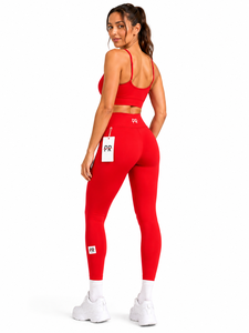 Ensemble de vêtements de yoga pour femmes personnalisé, léger, respirant, vêtements de sport pour la salle de sport, soutien-gorge de sport et legging, ensemble de yoga pour femmes de haute qualité - Product Image 2