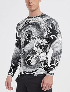 Camiseta de Compresión Unisex de Manga Larga con Estampado Digital, Ecológica, de Spandex/Poliéster 220g, Ajuste de Alto Rendimiento, Sin Costuras - Product Image 2