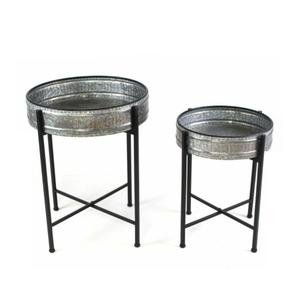 Macetero Galvanizado de Alta Calidad para Hogar, Hotel, Oficina, Jardín, Juego de 2 Maceteros Galvanizados para Decoración de Suelos y Uso en Jardín - Product Image 3