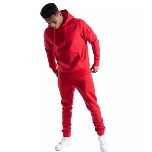 New Custom Pullover Premium Quality Polyester/Cotton Heavyweight Solid Blank <b>Sweat</b> <b>Suits</b> <b>Men</b> Tracksuits Set Jogging <b>Suits</b> - Product Image 3
