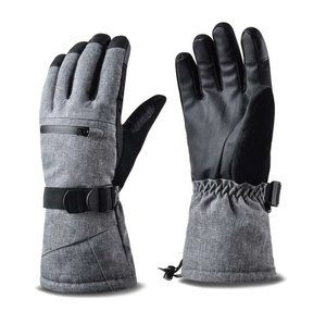 Guantes de Esquí de Cuero Puro de la Mejor Calidad Directo de Fábrica, Aislados, Impermeables para Invierno, con Pantalla Táctil, para Deportes de Snowboard - Product Image 1