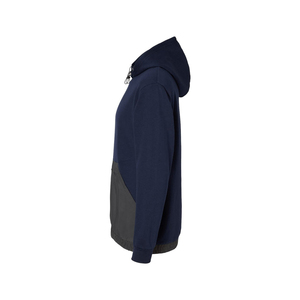 Sweat à capuche respirant d'hiver au design tendance avec grande poche, fermeture éclair tissée personnalisée et ajustable - Product Image 5