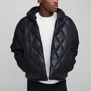 Veste d'hiver légère et chaude pour homme, avec logo personnalisé sur le devant, respirante, imperméable, écologique, à séchage rapide, en duvet synthétique - Product Image 1