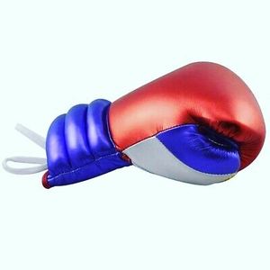ถุงมือชกมวย MMA หนังแท้เคลือบโลหะ หนังสังเคราะห์ พร้อมโลโก้สั่งทำ แบบผูกเชือก สำหรับการฝึกซ้อมระดับมืออาชีพ ใช้สำหรับกีฬา - Product Image 2