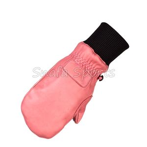 Guantes de Invierno para Hombre, Tipo Chopper, Preforrados, de Cuero Completo, Resistentes al Frío, Impermeables, de Cuero Dividido - Product Image 4