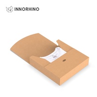 Enveloppe kraft écologique minimaliste durable boîte d'expédition personnalisée pour vêtements accessoires streetwear
