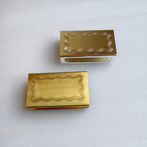 Premium Handmade Brass Safety <b>Matchbox</b> Sleeve Gold Matte Finish Silver Plated Decorative Luxury Modern Customizable Match - Product Image 1