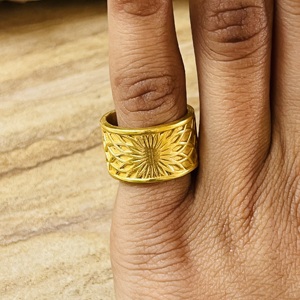 Hot Selling Vintage Gold Plated <b>Ring</b> Boho Sunburst Brass <b>Rings</b> For Women Geometric <b>Statement</b> Band <b>Ring</b> Wholesale Handmade <b>Ring</b> - Product Image 6
