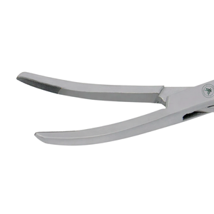 Pinza Extracción de Coronas T/C Wynman de 7″ Curva Dentada de Carburo de Tungsteno y Acero Inoxidable, Instrumento Dental - Product Image 2