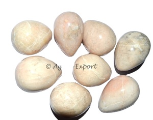 Artesanías de piedra semipreciosa, huevos de piedras preciosas curativas, piedras preciosas curativas, huevos de ágata de árbol indio, artesanía de piedra curativa reiki - Product Image 2