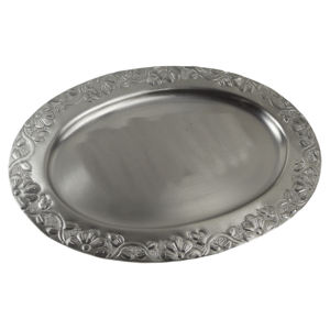 ถาดเสิร์ฟอาหารโลหะดีไซน์คลาสสิกระดับพรีเมียม เหมาะสำหรับใช้ในบ้าน โรงแรม และร้านอาหาร ถาดเสิร์ฟอาหารโลหะตกแต่งสวยงาม - Product Image 4