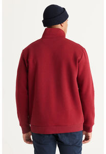 Nouvelle Collection 2026 – Sweat-shirts Oversize en Coton 100% (300 GSM) Personnalisables – Pulls Décontractés à Manches Longues Rouge - Product Image 4