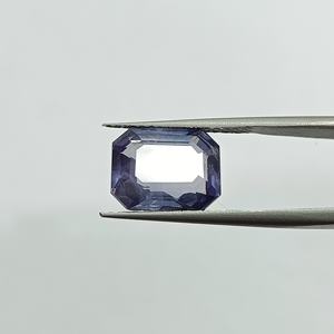 Zafiro azul octogonal natural de 7.57 quilates de Sri Lanka, piedras sueltas para la fabricación de joyas y anillos, tabla Ratti 8.25 BSTN-03 - Product Image 5