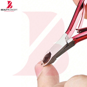 ที่ตัดหนังกำพร้าสีชมพูเคลือบอย่างดี ทำจากสแตนเลส พร้อมฝาครอบป้องกัน ใช้กำจัดหนังกำพร้าและผิวหนังที่ตายแล้ว อุปกรณ์ตกแต่งเล็บอย่างแม่นยำ - Product Image 2