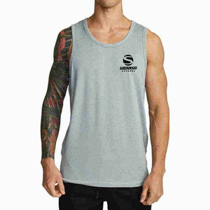 Débardeurs pour hommes sur mesure en Spandex/Polyester, décontractés, sans manches, séchage rapide, respirants, vêtements de musculation - Product Image 5