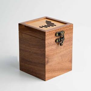 Caja de Incienso de Madera de Estilo Moderno con Cierre Metálico Seguro de Alta Calidad, Complementa Perfectamente la Decoración de tu Hogar - Product Image 2