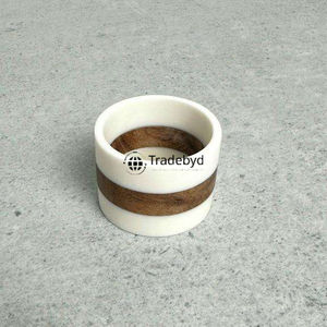 Anillo para Servilletas Decorativo de Hueso, Estilo Rústico Ecológico, Hecho a Mano, Decoración Premium para Mesa de Comedor, Ideal para Regalos, Tradebyd - Product Image 1