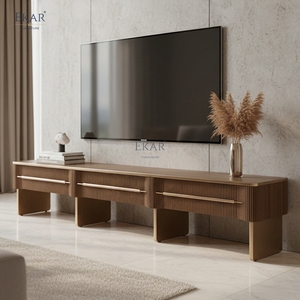 Meuble TV <span class=keywords><strong>en</strong></span> bois de luxe moderne, console multimédia pour salon, meuble TV haut de gamme, centre de divertissement - Product Image 4