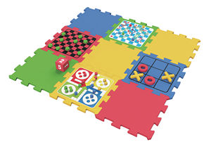 4-en-1 Tapis de jeu éducatif EVA écologique avec sac de transport pour les enfants de 2 à 7 ans-Diverse Playtime Fun! - Product Image 2