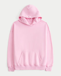 Soft Cotton Pink Color Premium Quality Heavyweight Oversized Hoodie Streetwear Breathable Sweatshirts Unisex Hooded - Product Image 5
