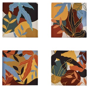 Ensemble de sous-verres carrés en acrylique Mughalcrafts de qualité supérieure, design moderne, impression UV, sous-verres pour boissons, tasses, verres, mugs, Uttar - Product Image 6