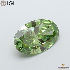 เพชรคุณภาพสูงพร้อมใบรับรอง IGI เพชร CVD ที่ได้รับการเพาะเลี้ยงในห้องปฏิบัติการ ทรงรูปไข่ น้ำหนัก 3.00 กะรัต สีเขียวสดใสแฟนซี ความสะอาดระดับ VS1 เหมาะสำหรับแหวนแต่งงาน - Product Image 5