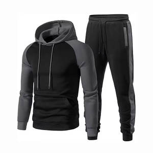 Traje de entrenamiento de poliéster 100% transpirable para hombre, personalizado OEM 2025, con cuello alto y media cremallera, para otoño - Product Image 3