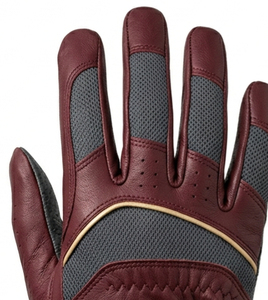 White Cabretta Leather Luxury Golf <b>Glove</b> Stretcher Adjustable Wrist Strap Hand <b>Grips</b> Breathable for Outdoor Performance - Product Image 3