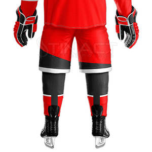 Maillot de hockey sur glace respirant et léger pour hommes avec pantalon assorti, conçu pour la performance et le confort en termes de vitesse - Product Image 6