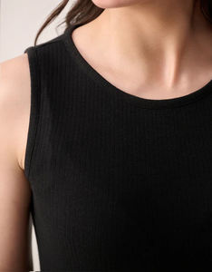 Débardeurs de qualité supérieure 2026 – Débardeur court côtelé sans manches personnalisé pour femme, tricoté, multicolores, col rond, sexy, blanc, coupe courte - Product Image 4