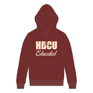 Sweat à capuche personnalisé HBCU Educated Maroon DST avec broderie chenille, pour sororité grecque Delta Divine Nine Apparel - Product Image 2