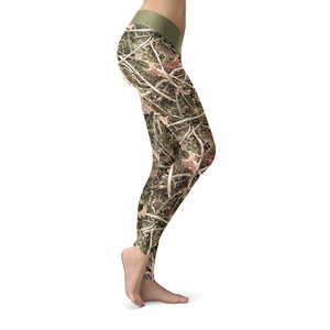 High Waist Full Length Leggings Solid Pattern Breathable UV Protection Stretch Knitted Spandex/Polyester Sport Style All Seasons - Product Image 5