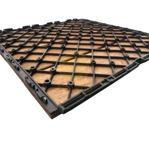 TBD vente en gros de carreaux de terrasse en bois imbriqués à 4 lattes 19mm d'épaisseur prix usine pour décor de balcon d'allée de jardin de piscine - Product Image 2