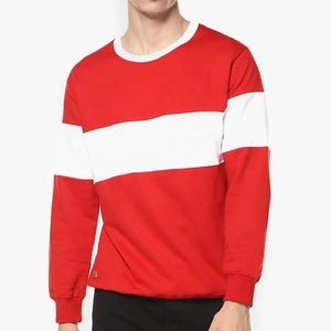 เสื้อสเวตเชิ้ตคอกลมแบบหนา ผลิตตามสั่ง ขายส่ง OEM ผ้าฝ้าย 100%  ปักโลโก้ได้  ทรงโอเวอร์ไซส์ สำหรับผู้ชาย - Product Image 4