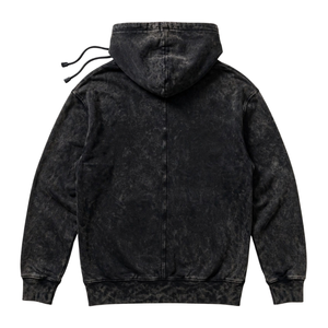 Sudadera con Capucha Extra Grande Estilo Vintage Lavado, Sudadera Informal con Bolsillo Canguro, Mangas Largas y Logotipo Bordado en el Pecho - Product Image 2