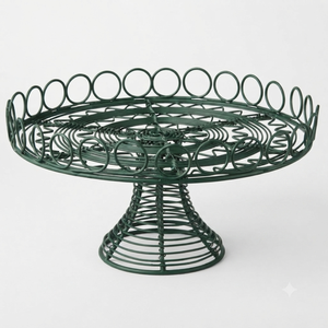 Octagonal Metal Spiderweb Cake <b>Stand</b> With <b>Hanging</b> Spiders Standing Type For Halloween Living Room Decor Storage Baskets - Product Image 4