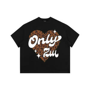 Camiseta Unisex de Alta Calidad, 250 g/m², Algodón Grueso, Tejido Animal Dobby, Corte Ajustado, Transpirable, Manga Corta, Diseño Digital en Blanco en la Parte Delantera - Product Image 3